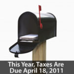 Federal Income Tax Deadline Extended To April 18, 2011