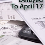 Federal Tax Deadline Extended To April 17, 2012
